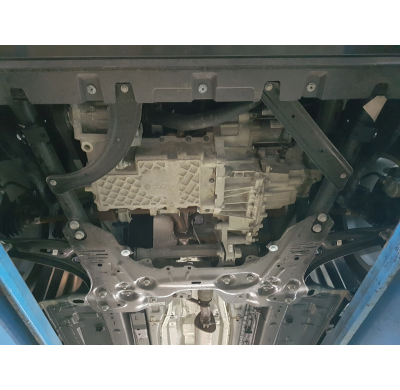 Cubre carter de Acero para Jeep Compass Año: 2017 - 2025 Grosor: "2"mm Todas las motorizaciones