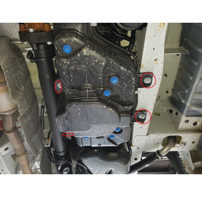 Placa de Acero para el depósito de AdBlue de la Ford Transit Año: 2013 - 2019 Grosor: "2"mm Todas las motorizaciones