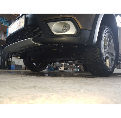 Cubre carter de Acero para Dacia Lodgy Año: 2012 - 2025 Grosor: "2"mm Todas las motorizaciones