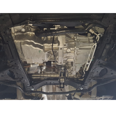 Cubre carter de Acero para Dacia Lodgy Año: 2012 - 2025 Grosor: "2"mm Todas las motorizaciones