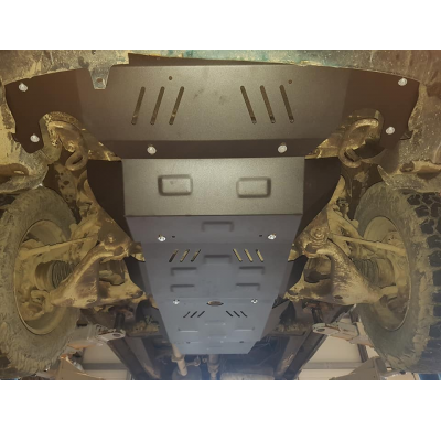 Caja de cambios de Acero y placa protectora del filtro de partículas para Toyota Hilux Año: 2004 - 2015 Grosor: "3"mm Todas las