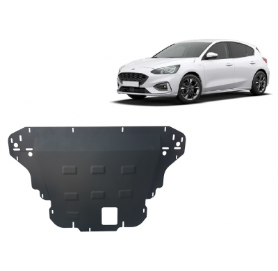 Cubre carter de Acero para Ford Focus 4 Año: 2018 - 2025 Grosor: "2"mm Todas las motorizaciones