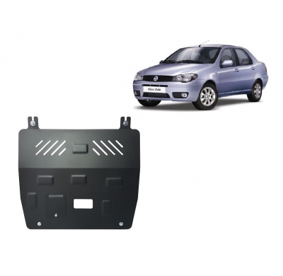 Cubre carter de Acero para Fiat Albea Año: 2002 - 2012 Grosor: "2"mm Todas las motorizaciones