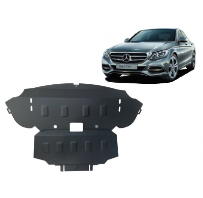 Cubre carter de Acero para Mercedes Clase C W205 Año: 2014 - 2021 Grosor: "2"mm 4x2