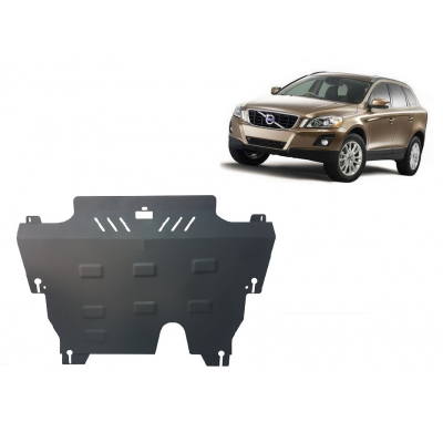 Cubre carter de Acero para el motor y caja de cambios del Volvo XC60 Año: 2009 - 2017 Grosor: "2"mm Todas las motorizaciones