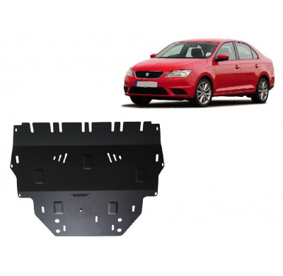 Cubre carter de Acero para Seat Toledo 4 Año: 2012 - 2019 Grosor: "2"mm Todas las motorizaciones