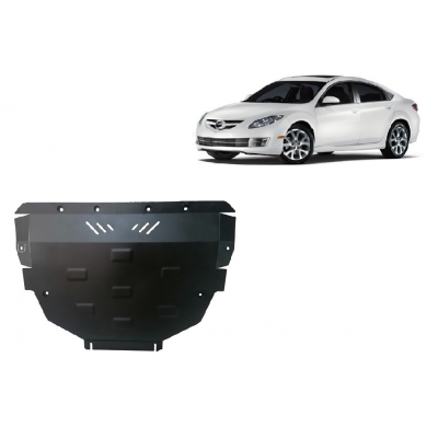 Cubre carter de Acero para Mazda Atenza Año: 2007 - 2012 Grosor: "2"mm Todas las motorizaciones