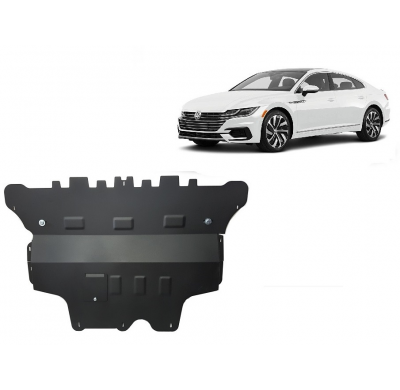 Cubre carter de Acero para VW Arteon - caja de cambios automática Año: 2017 - 2025 Grosor: "2"mm Todas las motorizaciones