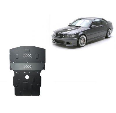 Cubre carter de Acero para BMW Serie 3 E46 - Diésel Año: 1998 - 2005 Grosor: "2"mm Todas las motorizaciones