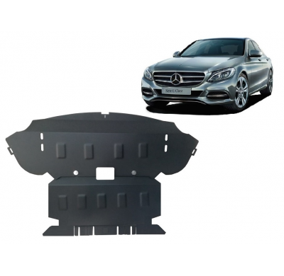 Cubre carter de Acero para Mercedes Clase C W205 4x4 Año: 2014 - 2021 Grosor: "2"mm 4x4