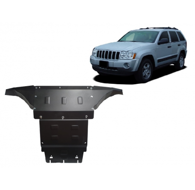 Cubre carter de Acero para Jeep Grand Cherokee Año: 2005 - 2010 Grosor: "2"mm Todas las motorizaciones
