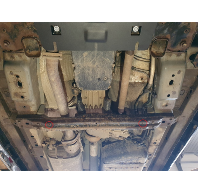 Protector de Acero para caja de cambios del Jeep Grand Cherokee Año: 2005 - 2010 Grosor: "2"mm Todas las motorizaciones