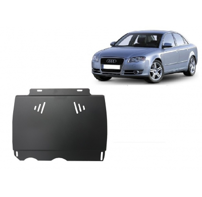 Protector de Acero para caja de cambios manual Audi A4 B7 All Road Año: 2005 - 2008 Grosor: "2"mm Todas las motorizaciones