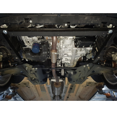 Cubre carter de Acero para Citroën C3 Aircross Año: 2017 - 2025 Grosor: "2"mm Todas las motorizaciones