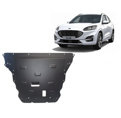 Cubre carter de Acero para Ford Kuga Año: 2019 - 2025 Grosor: "2"mm Todas las motorizaciones