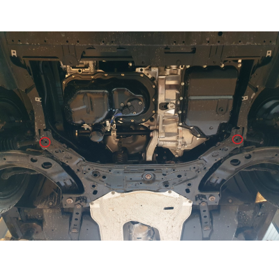 Cubre carter de Acero para Mazda 3 Año: 2019 - 2025 Grosor: "2"mm Todas las motorizaciones