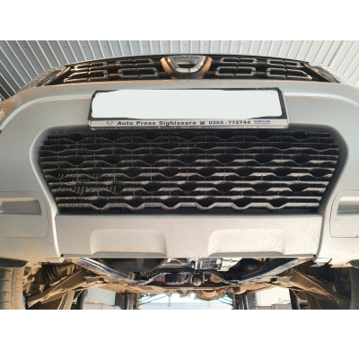 Cubre carter de Aluminio para Dacia Duster Año: 2018 - 2024 Grosor: "4"mm Todas las motorizaciones