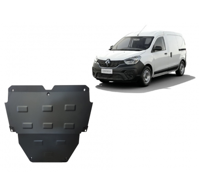 Protector de bajos de Acero para Renault Kangoo Van Año: 2021 - 2025 Grosor: "2"mm Todas las motorizaciones