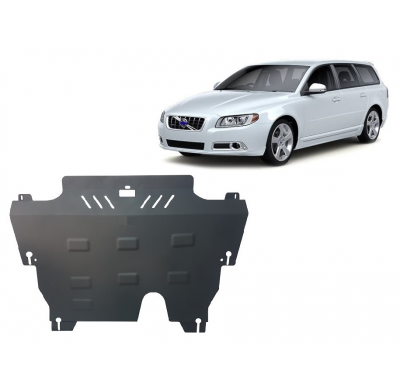 Cubre carter de Acero para Volvo V70 Año: 2006 - 2016 Grosor: "2"mm Todas las motorizaciones