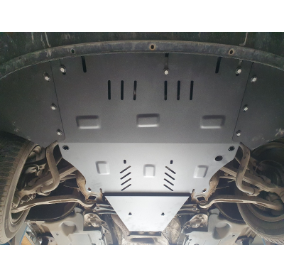 Cubre carter de Acero para Audi A6 Año: 2004 - 2011 Grosor: "2"mm Faro lateral