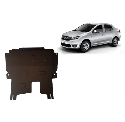 Cubre carter de Acero para Dacia Lodgy Stepway Año: 2012 - 2025 Grosor: "2"mm Todas las motorizaciones