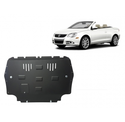 Cubre carter de Acero para Volkswagen Eos Año: 2006 - 2015 Grosor: "2"mm 1.4 TSI, 2.0 TSI