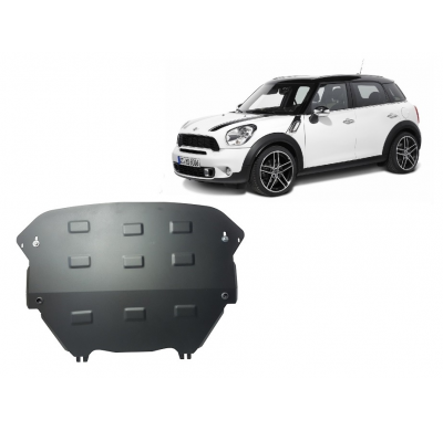 Cubre carter de Acero para el motor y caja de cambios del Mini Paceman R61 Año: 2012 - 2016 Grosor: "2"mm Todas las motorizacion