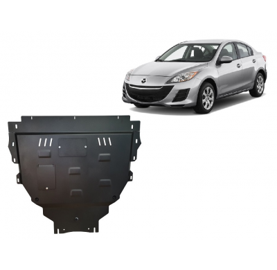 Cubre carter de Acero para Mazda 3 Año: 2008 - 2014 Grosor: "2"mm Todas las motorizaciones
