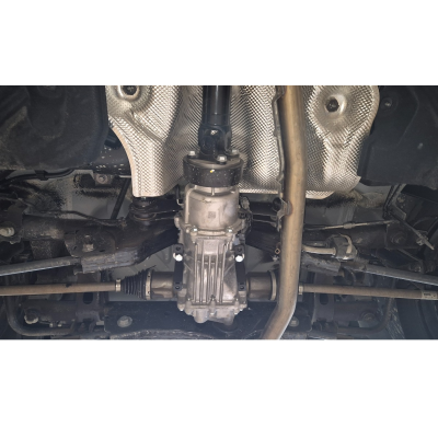 Protector de diferencial de aluminio para Dacia Duster 4x4 Año: 2024 - 2025 Grosor: "4"mm Todas las motorizaciones