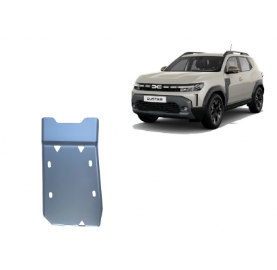 Protector de diferencial de aluminio para Dacia Duster 4x4 Año: 2024 - 2025 Grosor: "4"mm Todas las motorizaciones