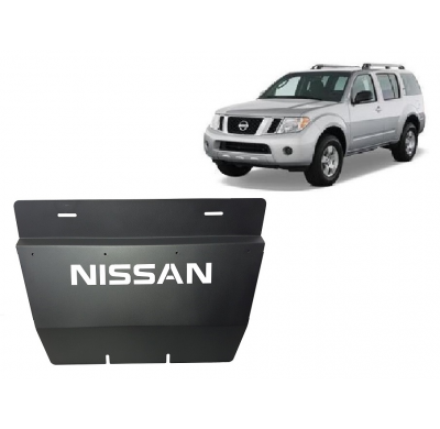 Cubre carter de Acero para radiador para Nissan Pathfinder Año: 2005 - 2015 Grosor: "3"mm Todas las motorizaciones