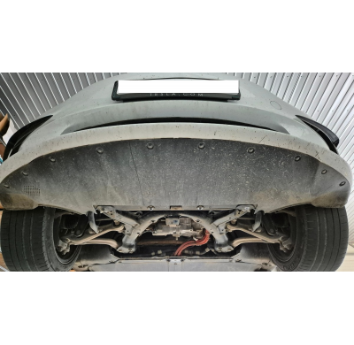 Placa protectora del motor eléctrico delantero para Tesla Model Y AWD Año: 2020 - 2025 Grosor: "2"mm Motor dual