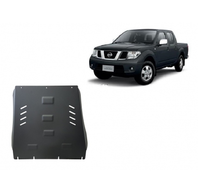 Protector de Acero para caja de cambios del Nissan Navara D40 Año: 2005 - 2015 Grosor: "3"mm Todas las motorizaciones