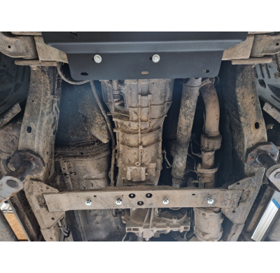 Protector de Acero para caja de cambios del Nissan Navara D40 Año: 2005 - 2015 Grosor: "3"mm Todas las motorizaciones