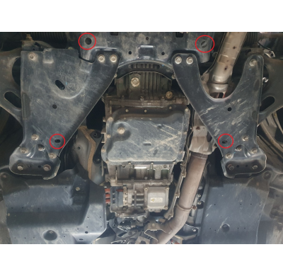 Protector de Acero para caja de cambios del Subaru XV Año: 2018 - 2022 Grosor: "2"mm Todas las motorizaciones