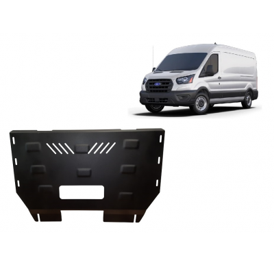 Cubre carter de Acero para Ford Transit - Tracción trasera Año: 2013 - 2023 Grosor: "2.5"mm Todas las motorizaciones