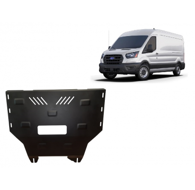 Cubre carter de Acero para Ford Transit - 4x4 Año: 2013 - 2023 Grosor: "2.5"mm Todas las motorizaciones