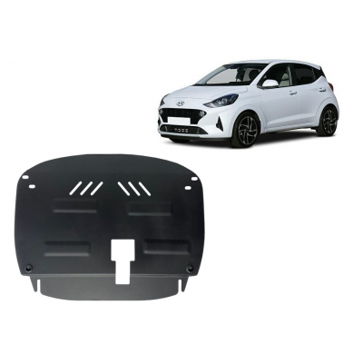 Cubre carter de Acero para Hyundai i10 Año: 2019 - 2025 Grosor: "2"mm Todas las motorizaciones