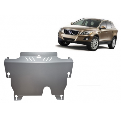 Cubre carter de Aluminio para el motor y caja de cambios del Volvo XC60 Año: 2010 - 2017 Grosor: "3"mm Todas las motorizaciones
