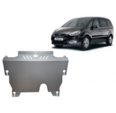 Cubre carter de Aluminio para Ford Galaxy 2 Año: 2006 - 2015 Grosor: "3"mm Todas las motorizaciones