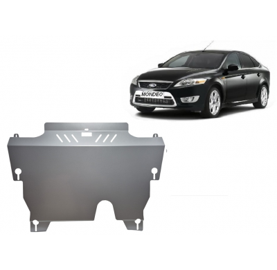 Cubre carter de Aluminio para Ford Mondeo 4 Año: 2007 - 2015 Grosor: "3"mm Todas las motorizaciones