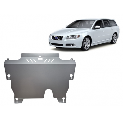 Cubre carter de Aluminio para Volvo V70 Año: 2007 - 2016 Grosor: "3"mm Todas las motorizaciones