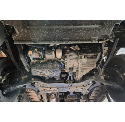 Cubre carter de Aluminio para Ford Transit FWD Año: 2020 - 2023 Grosor: "3"mm Todas las motorizaciones