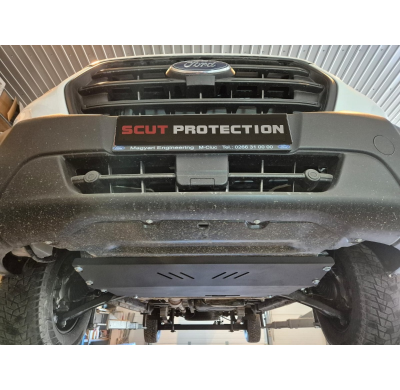 Cubre carter de Aluminio para Ford Transit FWD Año: 2020 - 2023 Grosor: "3"mm Todas las motorizaciones