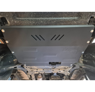 Cubre carter de Aluminio para el motor y caja de cambios del Ford Transit Custom - Tracción delantera Año: 2020 - 2023 Grosor: "