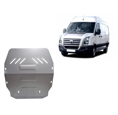 Cubre carter de Aluminio para el motor y caja de cambios del Volkswagen Crafter Año: 2006 - 2016 Grosor: "3"mm Todas las motoriz