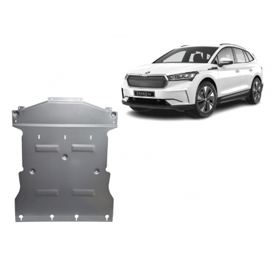 Cubre carter de Aluminio para el motor y caja de cambios del Skoda Enyaq. Año: 2022 - 2025 Grosor: "3"mm Todas las motorizacione