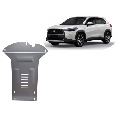 Placa de aluminio para convertidor catalítico/bloqueo de catalizador para Toyota Corolla Cross Año: 2022 - 2025 Grosor: "3"mm To