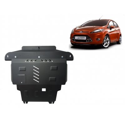 Cubre carter de Acero para Ford Fiesta Año: 2008 - 2016 Grosor: "2"mm No compatible con Fiesta ST