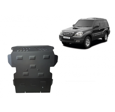 Cubre carter de Acero para Hyundai Terracan Año: 2001 - 2007 Grosor: "3"mm Todas las motorizaciones